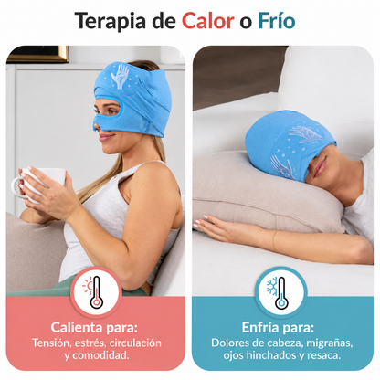 Gorro para aliviar la migraña