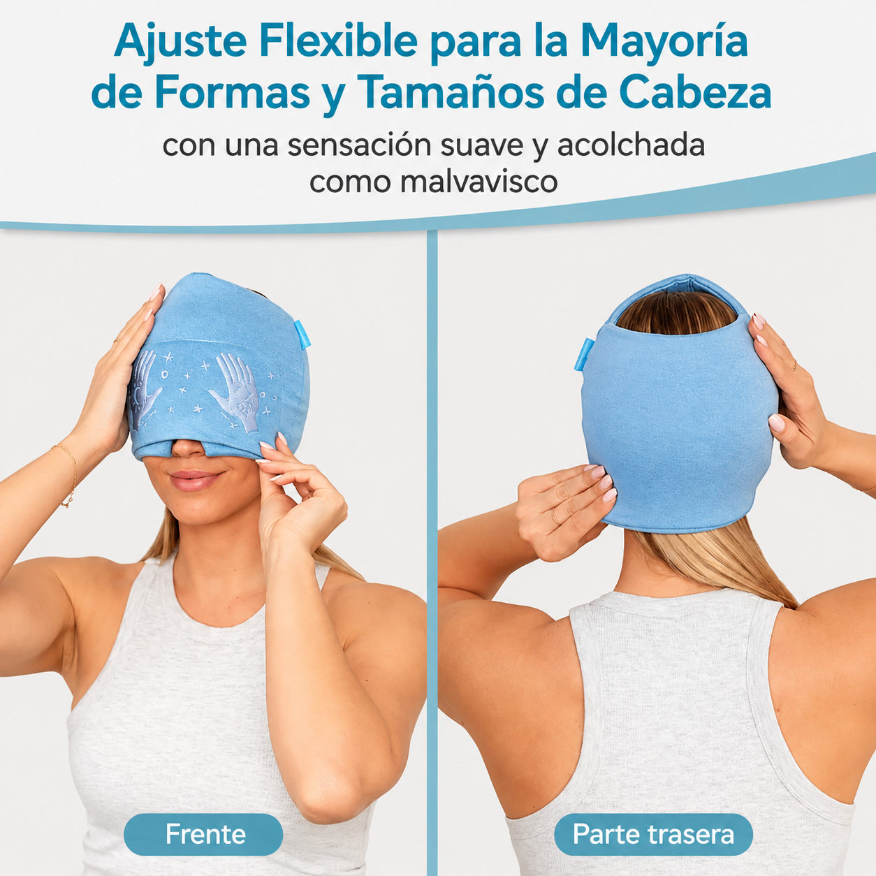 Gorro para aliviar la migraña