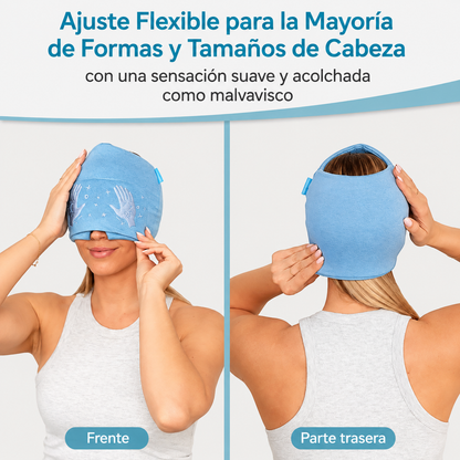 Gorro para aliviar la migraña
