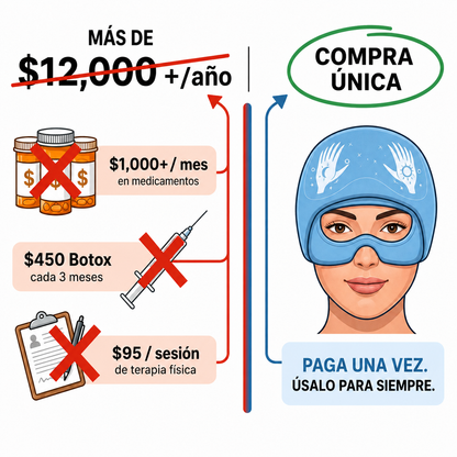 Gorro para aliviar la migraña