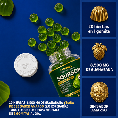 Gomitas de guanábana 20 en 1